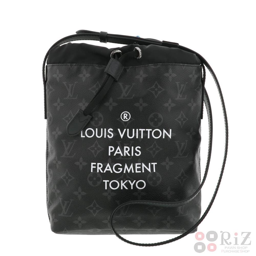 LOUIS VUITTON Bag Fragment Shoulder Messenger Monogram Eclipse Black